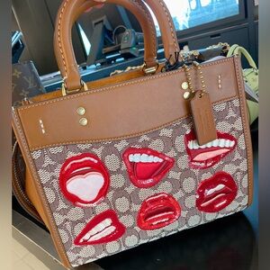 Coach X Tom Wesselmann Rogue 25 In Signature Textile Jacquard